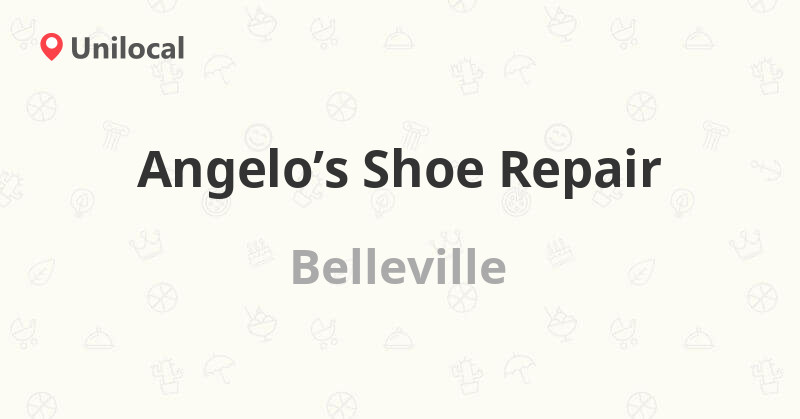 Angelo’s Shoe Repair Belleville, 7 Overlook Ave
